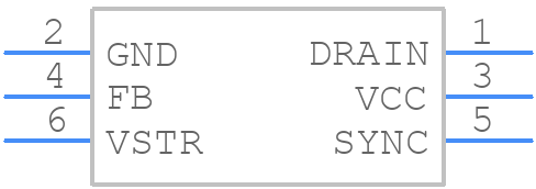 FSQ0565RSWDTU - onsemi - PCB symbol