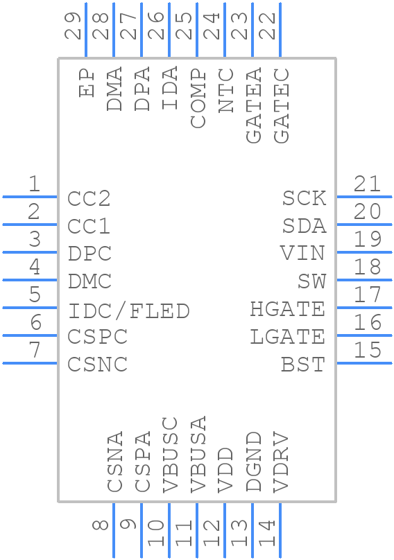 SW3516H - Zuhai - PCB symbol
