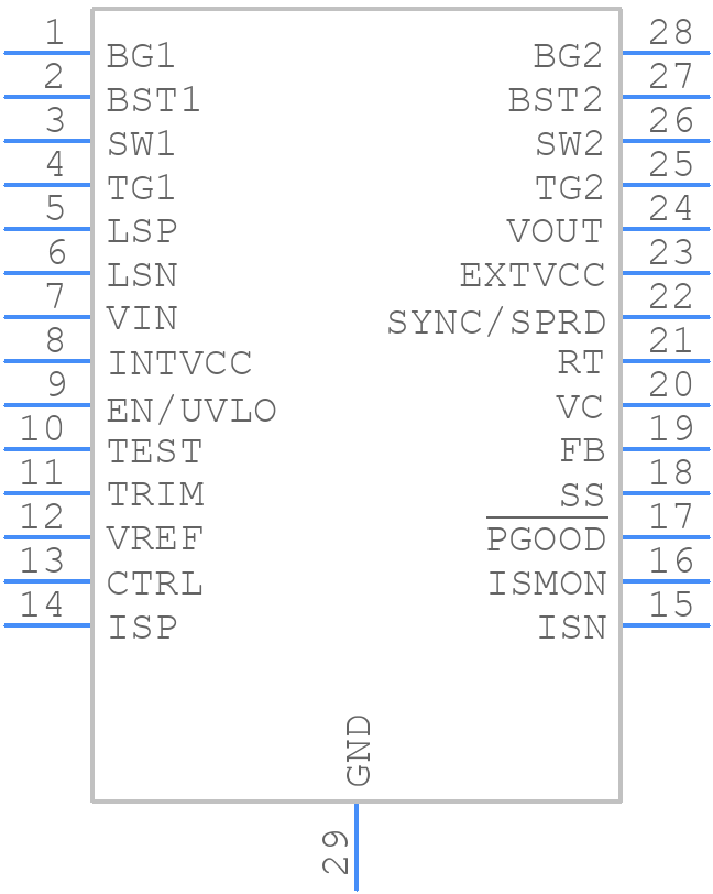 LT8392JFE#TRPBF - Analog Devices - PCB symbol
