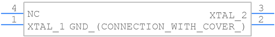 STD-CIX-1-48M - NDK - PCB symbol