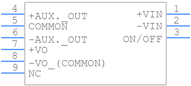 VCD40-D48-T515 - CUI Inc. - PCB symbol