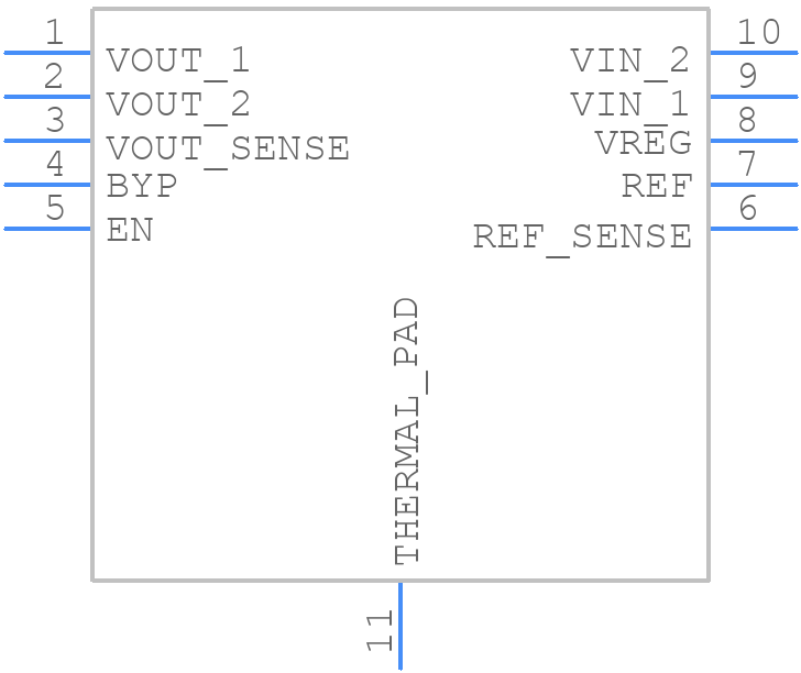 ADP7156ACPZ-3.0-R7 - Analog Devices - PCB symbol