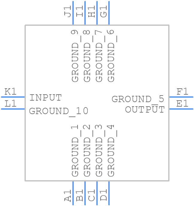 TB1366A - TAI-SAW Technology - PCB symbol