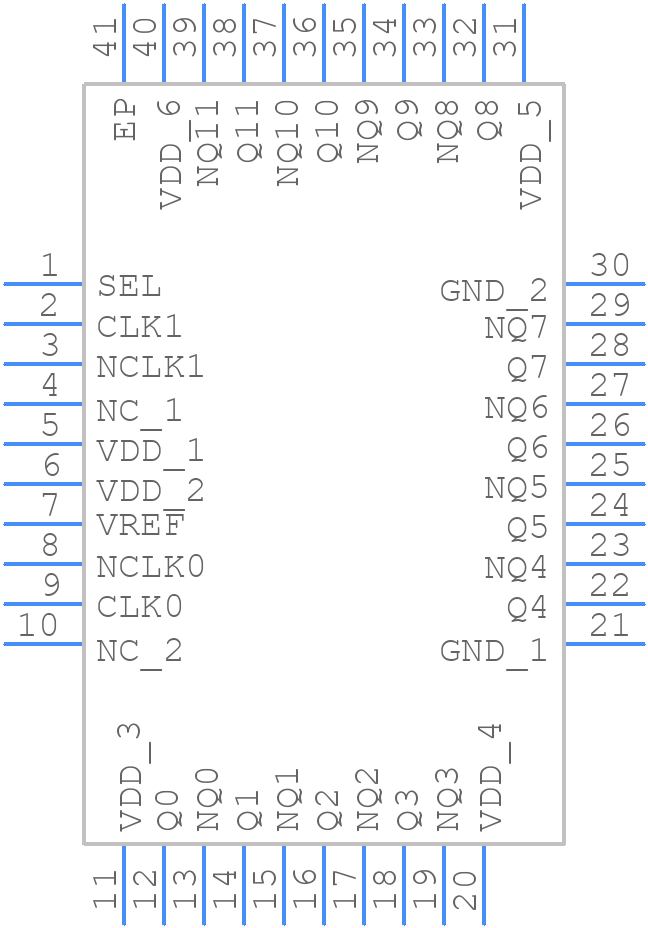 8P34S1212NLGI8 - Renesas Electronics - PCB symbol