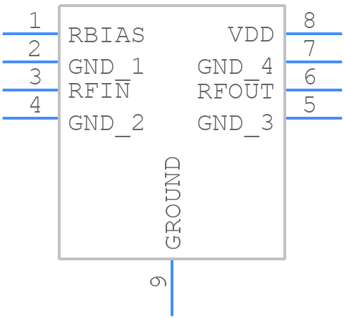 ADL8142ACPZN-R7-CSL - Analog Devices - PCB symbol