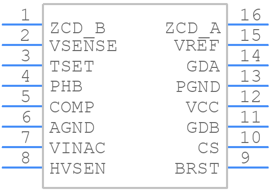 UCC28064ADT - Texas Instruments - PCB symbol