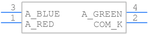 WP154A4AVSSUREQBFZGW - Kingbright - PCB symbol