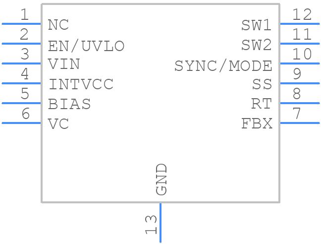 LT8364HDE#TRPBF - Analog Devices - PCB symbol