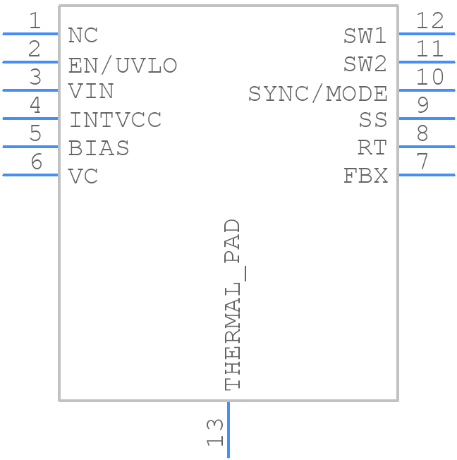 LT8364IDE#PBF - Analog Devices - PCB symbol