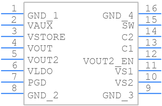 LTC3108IGN-1#TRPBF - Analog Devices - PCB symbol