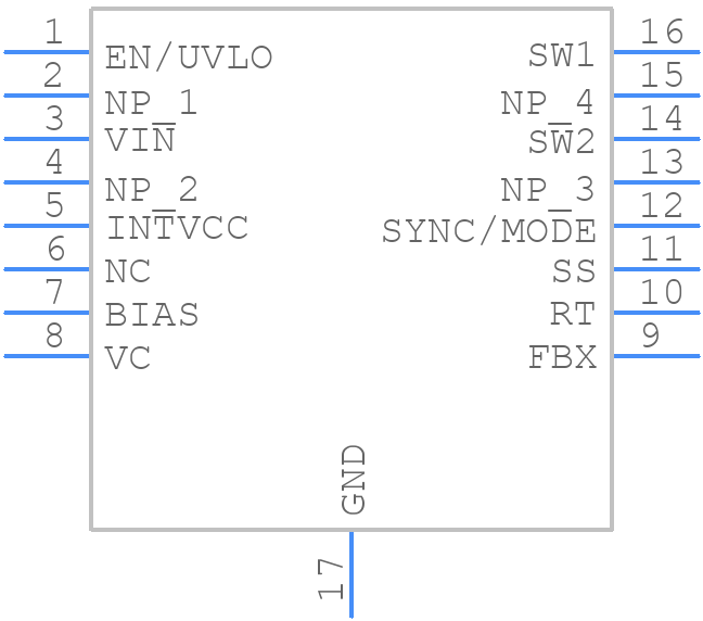 LT8362IMSE#PBF - Analog Devices - PCB symbol