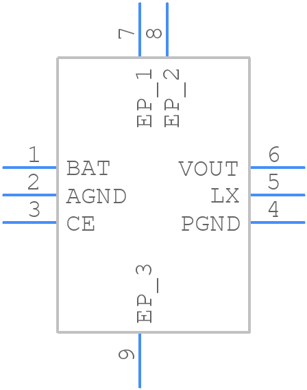 XC9148B39CER-G - Torex - PCB symbol