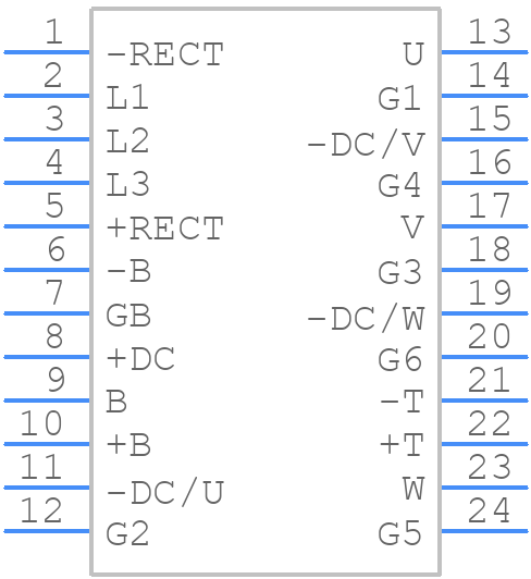 SKIIP12NAB126V1 - Semikron - PCB symbol