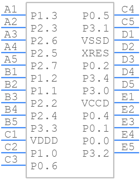 CY8C4045FNI-DS400T - Infineon - PCB symbol