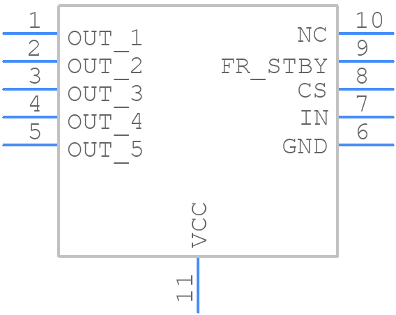 VN5T006ASP-E - STMicroelectronics - PCB symbol