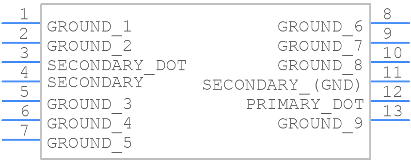 SCTX2-93-2W+ - Mini-Circuits - PCB symbol