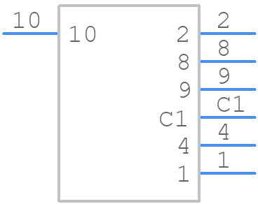 276033MV - EECO - PCB symbol