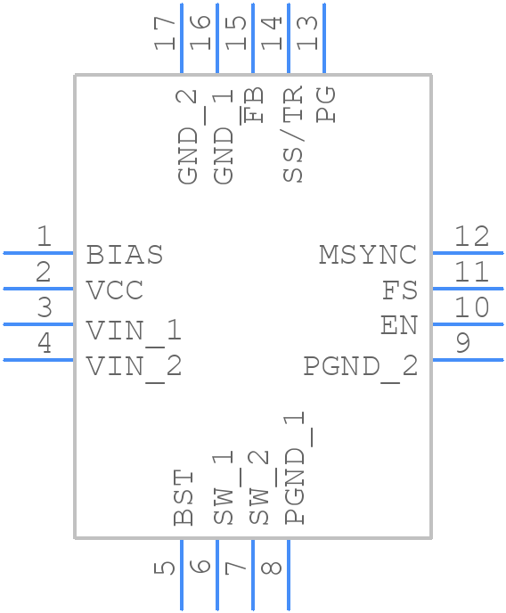 AP66300FVBW-13 - Diodes Incorporated - PCB symbol