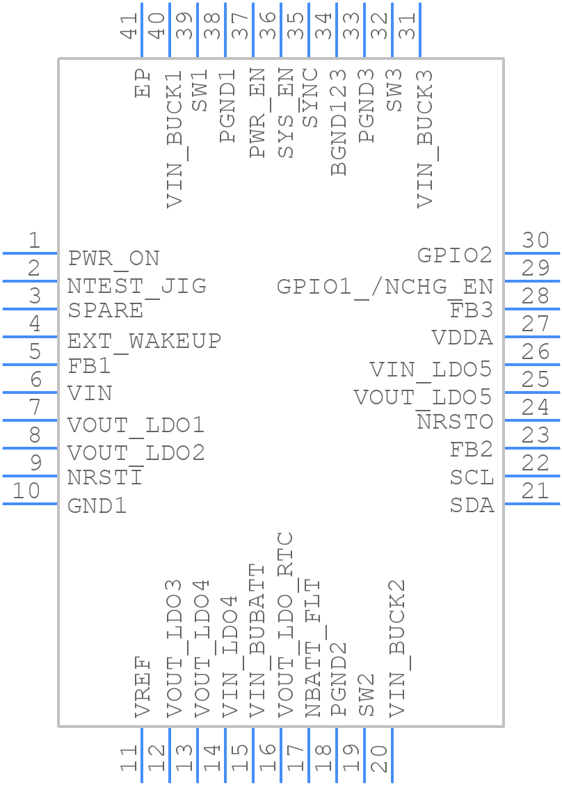 LP3971SQ-F211/NOPB - Texas Instruments - PCB symbol