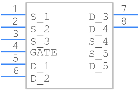 IQE030N06NM5SCATMA1 - Infineon - PCB symbol