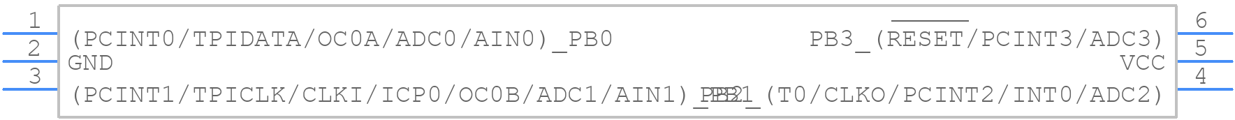 ATTINY9-TSHR - Microchip - PCB symbol