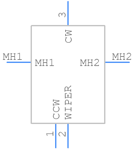 PS10KV60-503A3030-PM - PIHER - PCB symbol