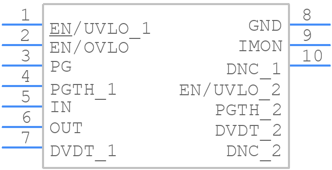 TPS22811LRPWR - Texas Instruments - PCB symbol
