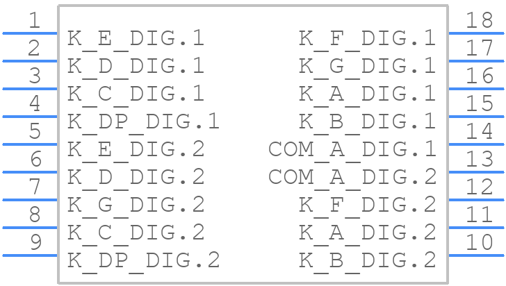 A-552SRD - Paralight - PCB symbol