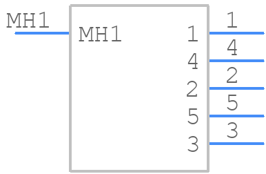 57PC5M - Switchcraft - PCB symbol