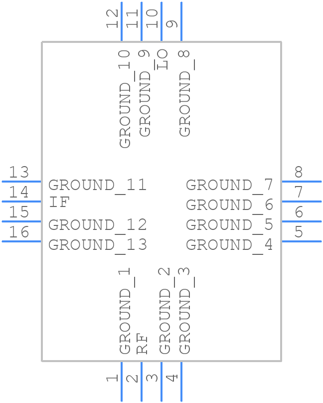 LAVI-2VH+ - Mini-Circuits - PCB symbol