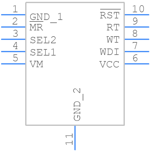 LTC2918CDDB-A1#TRMPBF - Analog Devices - PCB symbol