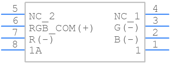 KP0415ASG03RGBP-2SJB - NKK Switches - PCB symbol