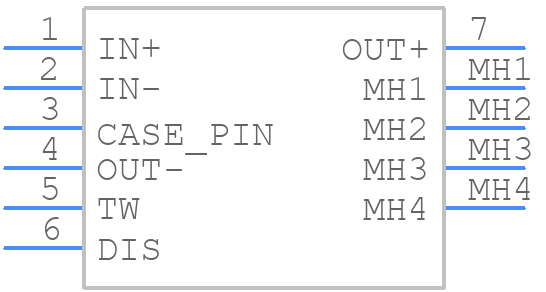 DSF226 - XP POWER - PCB symbol