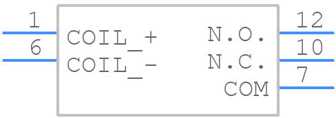 DS1E-M-DC5V-R - Panasonic - PCB symbol