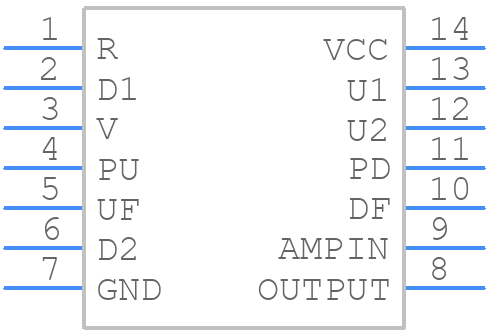 MC4344L - Motorola - PCB symbol