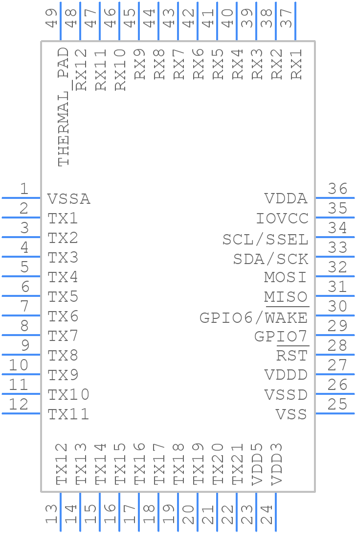 FT5316DME - FocalTech - PCB symbol