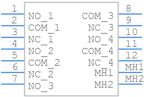 7401MD9AV2BE - C & K COMPONENTS - PCB symbol