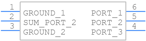 SCG-3-752+ - Mini-Circuits - PCB symbol