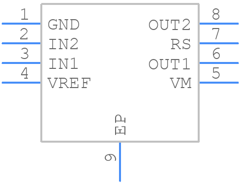 TB67H451AFNG - Toshiba - PCB symbol