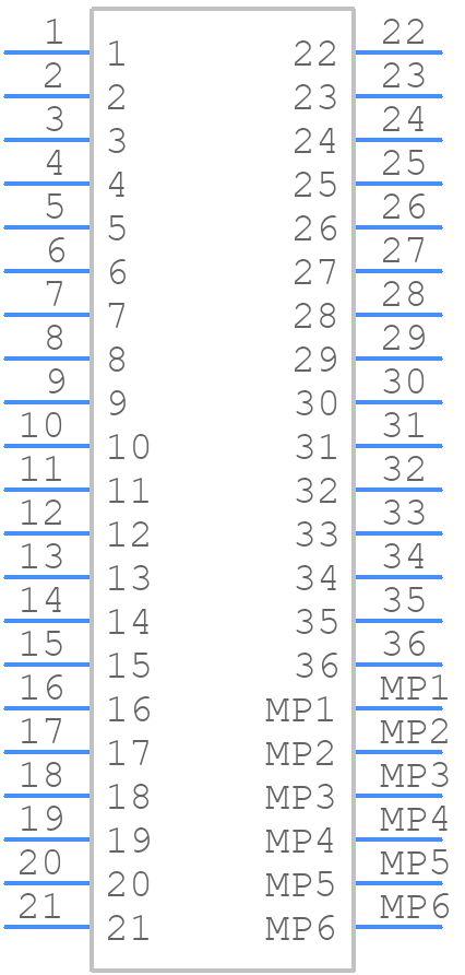 203390-0363 - Molex - PCB symbol