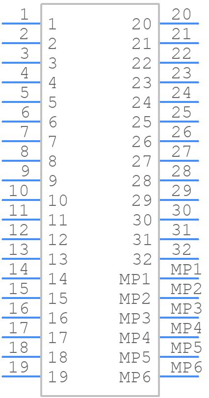 203390-0323 - Molex - PCB symbol