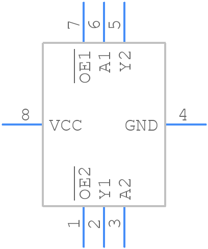 NC7WZ125L8X-L22185 - onsemi - PCB symbol