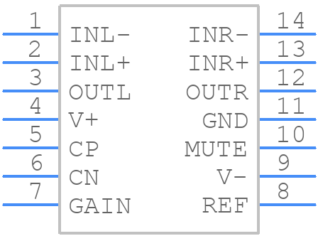 NJU72040V - JRC - PCB symbol