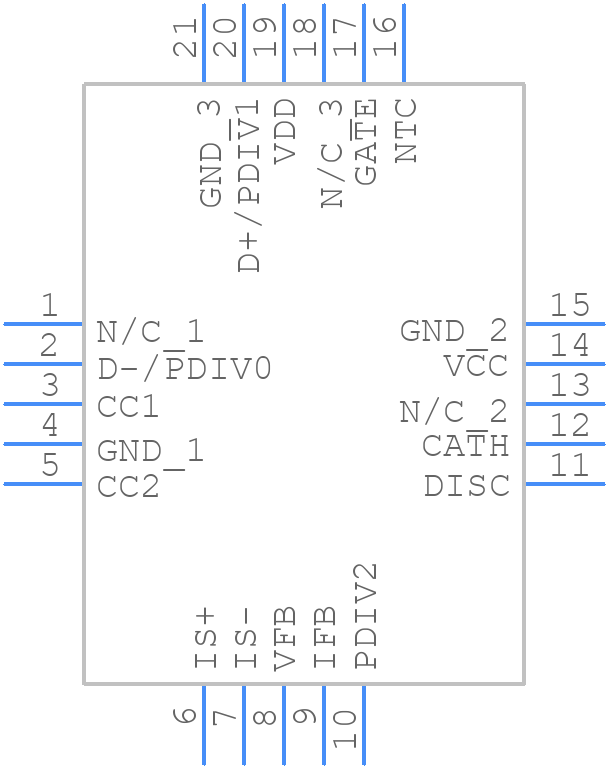 FUSB3307D90B0AFMNWTWG - onsemi - PCB symbol