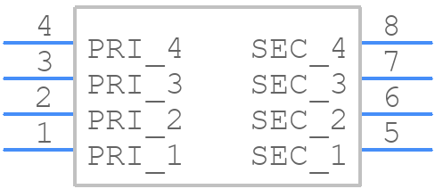 DST-4-24 - BelFuse - PCB symbol