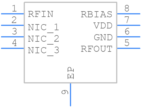 ADL8105ACPZN - Analog Devices - PCB symbol