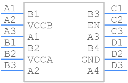 PI4ULS3V204GAEX - Diodes Incorporated - PCB symbol