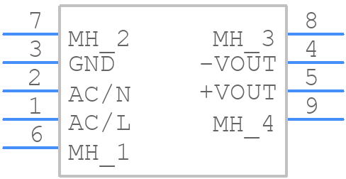 CBM101S120 - Cincon - PCB symbol