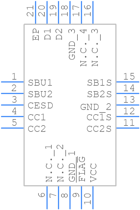 KTU1131EUAC-TR - Kinetic Technologies - PCB symbol