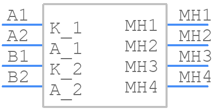 596-1414-002F - Dialight - PCB symbol